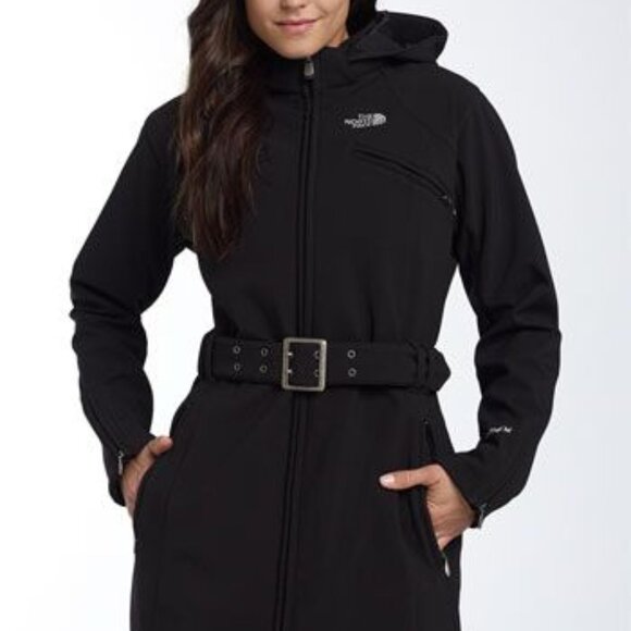 THE NORTH FACE Apex Bionic Belted Trench Hoodie Coat S/P - Picture 3 of 11